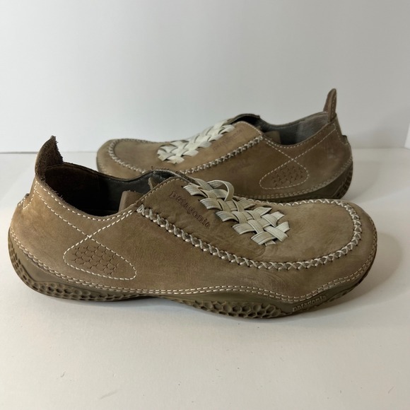 Womens Patagonia Rimu Skywalk Slip On Loafersshoes Womens Tan Lace - Picture 2 of 8